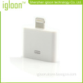 High Quality Apple Lightning To 30 Pin Female Adapter For Ipad Mini Ipad4 And Iphone5 Original Lightning Tip 